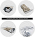 GooGou Resealable Zip Mylar Bag Food Storage Aluminum Foil Bags Smell Proof Pouches 6.3x9.4" 100pcs