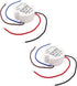 Makergroup 12V LED Power Supply Driver, IP67 Waterproof Constant Voltage Transformer, 120VAC to 12V DC Converter for LED Strip Lights Cabinet Lights and G4, MR11, MR16 Light Bulbs (15W 2-Pack)