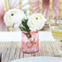 Kate Aspen Vintage Glass Tea Light Holder (Set of 4), Pink