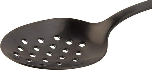 Mercer Culinary 18-8 Stainless Steel Plating Spoon, 7-7/8 Inch, Black