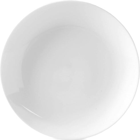 Everyday White by Fitz and Floyd Coupe 7.75 Inch Salad Plates, Set of 4
