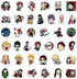 200Pcs Mixed Anime Stickers, Anime Cartoon Stickers for Laptop, Notebook Computer,Water Bottle,Luggage. Gifts for Kids, Men, Women,Teens, Adults
