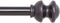 Kenney Kendall Standard Decorative Window Curtain Rod, 28-48", Antique Rust