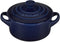 Le Creuset Stoneware Mini Round Cocotte, 8 oz., Indigo