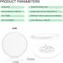 LED Flush Mount Ceiling Light Fixture, 5000K Daylight White, 12 Inch 24W, Flat Modern Round Lighting Fixture, 240W Equivalent White Ceiling Lamp for Kitchens, Stairwells, Bedrooms Easy Install