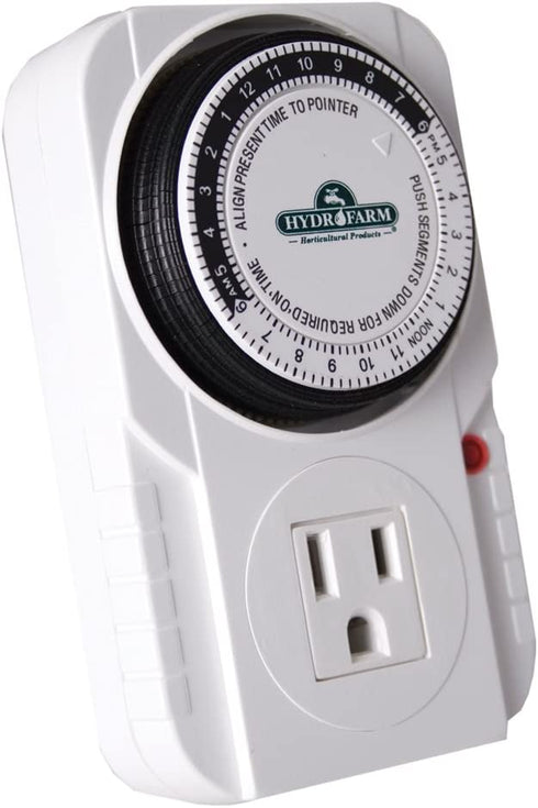 Autopilot TM01015 Analog Grounded Timer, 1725W, 15A, 15 Minute On/Off, 24 Hour15 Grounded Timer, 15 Amp, 1725 Watt