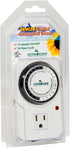 Autopilot TM01015 Analog Grounded Timer, 1725W, 15A, 15 Minute On/Off, 24 Hour15 Grounded Timer, 15 Amp, 1725 Watt