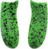 eXtremeRate Textured Green Back Panels, Comfortable Non-Slip Side Rails, 3D Splashing Handles, Game Improvement Replacement Parts for Xbox One X S Controller
