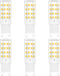 G9 LED Bulb, G9 Light Bulbs 5W (40W Halogen Equivalent), Daylight White 6000K G9 Bi Pin Base Chandelier Light Bulb, 120V 450LM Non-Dimmable LED Bulbs for Bedroom Home Lighting (6 Pack)