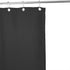 The Basic Living Waffle Shower Curtain, Fabric Shower Curtains with Waffle Weave Hotel Quality Bathroom Shower Curtains, Black, 72 x 84 Inches