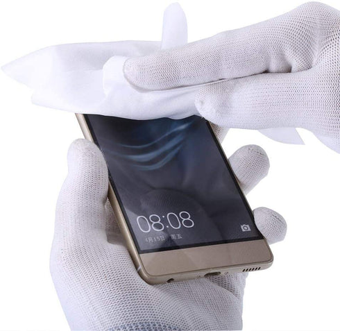 100Pcs/Bag 6 x 6 Inch Microfiber Cleaning Cloth Lint Free Non Abrasive Ultra Soft Cloth for Phone Lens Glasses