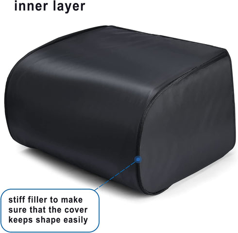 OUOLife Stand Mixer Cover Dust Proof Bag Compatible with KitchenAid Electric Mixer (Black, Fit for Tilt Head 4.5 and 5 Quart)