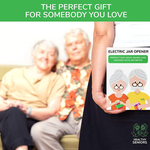 Healthy Seniors Electric Jar Opener for Seniors With Arthritis, Weak Or Rheumatoid Hands