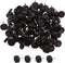 Antrader 100-Pack 5/8" Dia. Nylon Slider Glides Nail-on Furniture Table Chair Sofa Feet Leg Skid Tile Floor Protector Pad Brown
