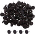 Antrader 100-Pack 5/8" Dia. Nylon Slider Glides Nail-on Furniture Table Chair Sofa Feet Leg Skid Tile Floor Protector Pad Brown