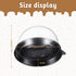 150 Sets Clear Plastic Mini Cupcake Container Clear Plastic Mini Cupcake Boxes Dome Muffin Single Container Box for Cheese Pastry Dessert Mooncake