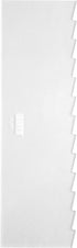 PME Tall Patterned Edge Side Scraper for Cake Decorating-Pleat, 10 in, Transparent