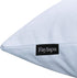 Faylapa 4Pcs White Canvas Cotton Pillow Covers,18 x 18 inch Solid Decorative Throw Pillow Cases,Christmas Living Room Car Office Decoration (Case ONLY)