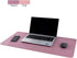 Weelth Multifunctional Office Desk Pad, 35.4" x 17" Waterproof Desk Pad Protector PU Leather Dual-Sided Desk Writing Pad for Office/Home (Purple/Pink, 35.4" x 17")
