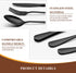 20 Pieces Black Silverware Set, Yoehka Premium Stainless Steel Flatware Set Service for 4, Durable Tableware Cutlery Set for Home and Restaurant, Include Knife Fork Spoon, Dishwasher Safe