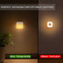 2 Pack LED Night Lights Rechargeable, Dusk to Dawn Sensor, bapro Warm White Stick-On Nightlight Adjustable Brightness for Bedroom, Bathroom, Kitchen, Hallway, Stairs, Kids, Adults, Compact Nightlight