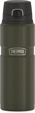 THERMOS Stainless King Vacuum-Insulated Drink Bottle, 24 Ounce, Matte Green