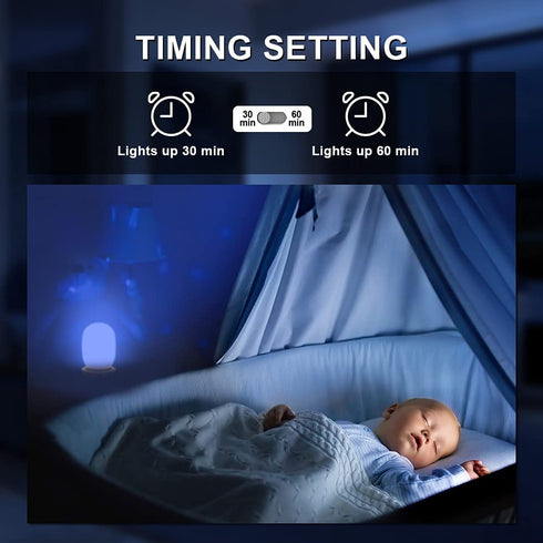 Touch Lamp for Kids, ifofo Baby Nursery Lamp Warm White & RGB Color Changing Night Light Silicone Rechargeable Dimmable Timing Portable for Children Gifts Teen Toddler Bedroom Breastfeeding Christmas