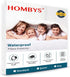 HOMBYS Bamboo Waterproof Pillow Protector with Zipper, Breathable Ultra Soft Zippered Pillow Cases Queen Size, White Pillow Covers Set of 2 for Summer, Hot Sleepers, Night Sweats