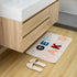 Abound Lifestyle Get Naked Bath Mat, Cute Bath Mat, Fade Resistant Cute Bathroom Decor, Funny Tufted Microfiber Bath Rug, Get Naked Rug, Machine Washable, Extra Large Bath Mat, Non-Slip (32?x20?)