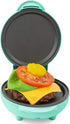 Nostalgia MGD5TL MyMini Personal Electric Waffle Maker, Hash browns, French Toast Grilled Cheese, Quesadilla, Brownies, Cookies, Teal (Teal)