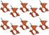 HIGHCRAFT ICF-DQ34-10 Bell Hanger Copper Coated Steel for 3/4'' Pipe (10PK), 10 Pack