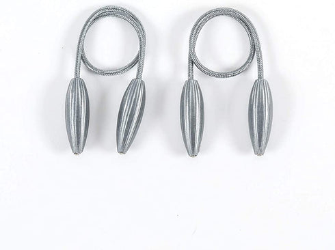 AINAAN 2 Pack Curtain Tiebacks,Random Modeling Drapery Tie Backs,Decorative Rope Holdbacks/Holder for Window Blackout and Sheer Panels, 2019, Gray