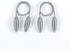 AINAAN 2 Pack Curtain Tiebacks,Random Modeling Drapery Tie Backs,Decorative Rope Holdbacks/Holder for Window Blackout and Sheer Panels, 2019, Gray