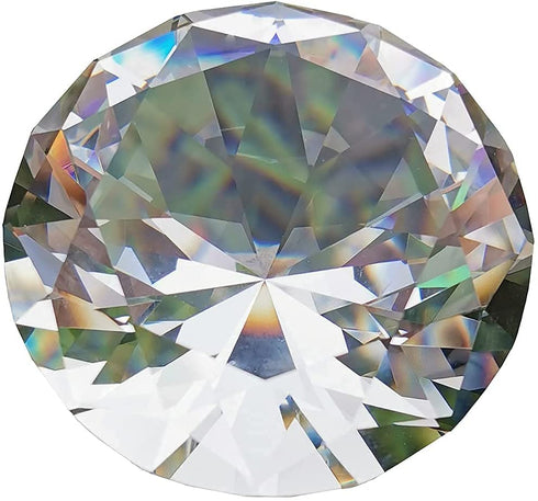 Crystal Diamond Paperweight Jewels Wedding Decorations Christmas Centerpieces Home Decor (100MM)