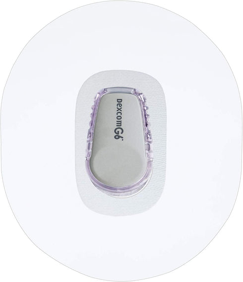 HiBell 25PCS CGM Patches for Dexcom G6, Pre Cut Clear Waterproof Adhesive Patches, Hypoallergenic Tape, Protection Stickers for Dexcom G6 CGM Sensor