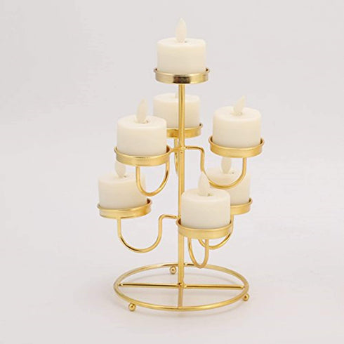 Led Electric Flameless Flickering Battery Operated Tea Lights Candles with RF Remote and Timer for Outdoor/Table/Party Decoration