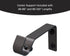 Eclipse EC Wrap Around Window Curtain Rod, 28-48", Espresso
