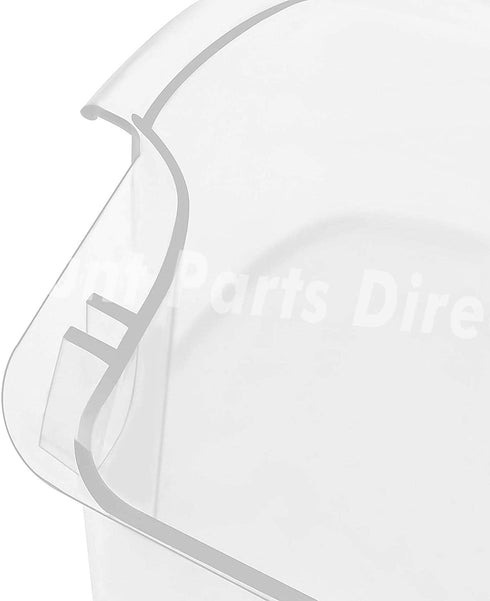 240356402 Clear Refrigerator Door Bin Side Shelf For Electrolux and Frigidaire, Upper Slot Replacement Shelf, Gallon Size - Replaces AP2549958, 240430312, 240356416, 240356407, and more