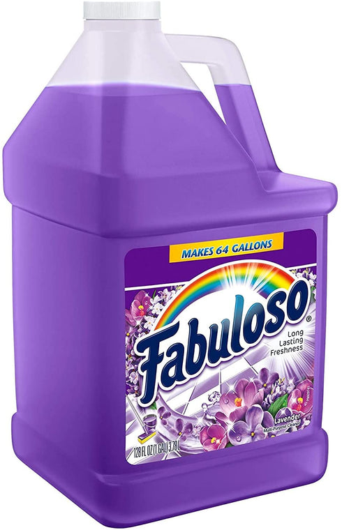Fabuloso Professional All-Purpose Cleaner, 1 Gallon, Concentrated Deep Cleaning Professional Degreaser Bottle (Lavender, 1 gal)