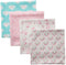Luvable Friends Unisex Baby Cotton Flannel Receiving Blankets, Rainbow, One Size