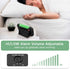 HOUSBAY Digital Alarm Clock for Bedrooms - 5 Large LED Screen with 0-100% Dimmer, 7 Color Night Light, Easy to Set, USB Charger, Battery Backup, Plug-in Clock for Kids, Teens, Boys, Girls