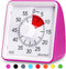 Secura 60-Minute Visual Timer, Classroom Countdown Clock, Silent Timer for Kids and Adults, Time Management Tool for Teaching (Purple)