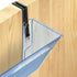 Acrimet 3 Pockets Wall Mount File Holder Organizer Letter Size, Clear Blue Color (Hangers Included)
