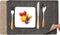 Myir JUN Placemats Dual Sided, Faux Leather Place Mats Set of 4 Indoor Placemats for Dining Table Outdoor Placemats Manteles Individuales Square Non-Slip Washable Table mats (Gray Beige, Square)
