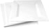 " OCCASIONS " 120 Plates Pack,(60 Guests) Wedding Party Square Disposable Plastic Plates Set -60 x 9.5'' Dinner + 60 x 6.5'' Dessert (Square White)