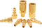 Air Coupler and Plug Kit, SUNGATOR Solid Brass Quick Connector Set, 1/4" Industrial NPT Air Compressor Accessories (8-Piece)
