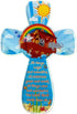 Noah's Ark with Prayer Wooden Wall Cross for Baby Nursery, 5 1/2 Inch