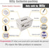 BESy Retractable Clothesline ABS case+Aluminum Dryer with Adjustable Stainless Steel Rope String Hotel Style Heavy Duty, Drill Free & Wall Mounted Method, 13.8 Feets,White
