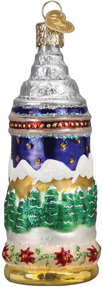 Old World Christmas German Stein Ornament, Multi