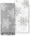 St. Nicholas Square Cozy Snowflake Kitchen Towel Set, 2-Pack